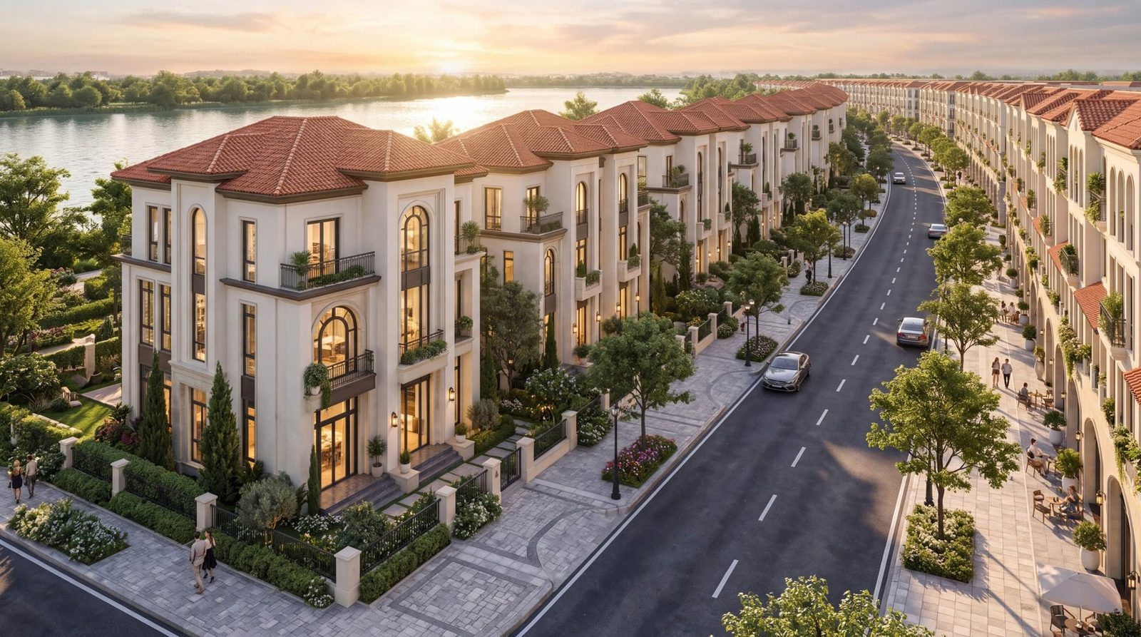 Biệt thự phong cách Địa Trung Hải